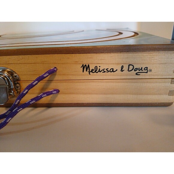 Melissa &Doug Take-Along Kingdom & Case Partial Missing A Few Pieces Super Nice - Picture 4 of 16